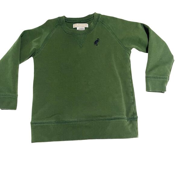 Beaufort Bonnet Boys 3T Green Solid Crewneck Sweatshirt - Picture 1 of 4
